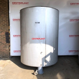 14789 - 7,200 LITRE VERTICAL STAINLESS STEEL STORAGE TANK