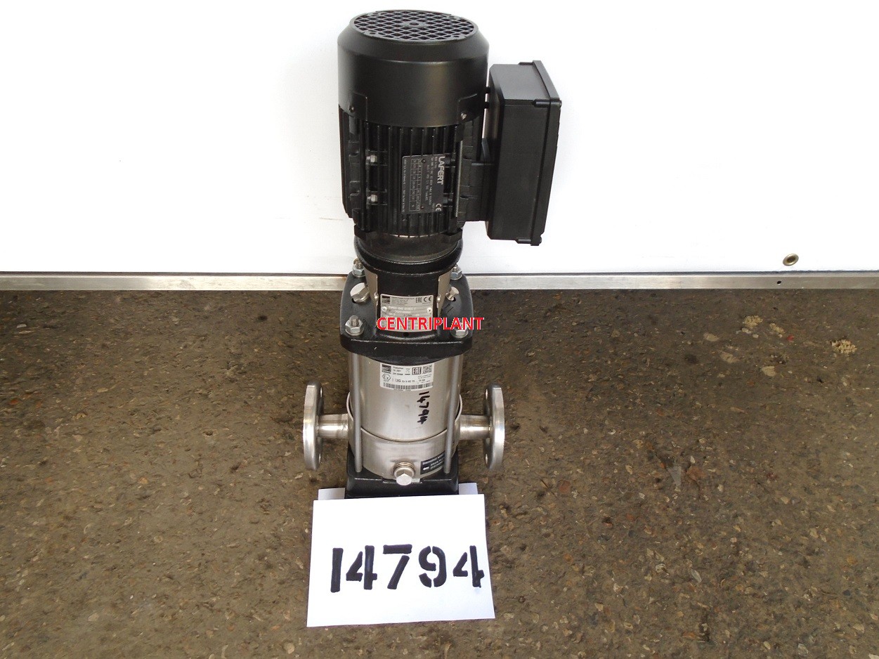 14794 - EBARA CENTRIFUGAL PUMP TYPE: EVMS3 6N5 Q1BEG E