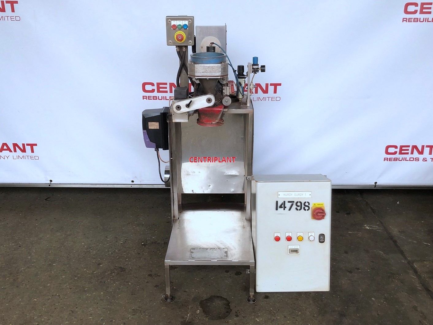 14798 - HAMMER MILL WITH ELECTRIC AUGER FEED