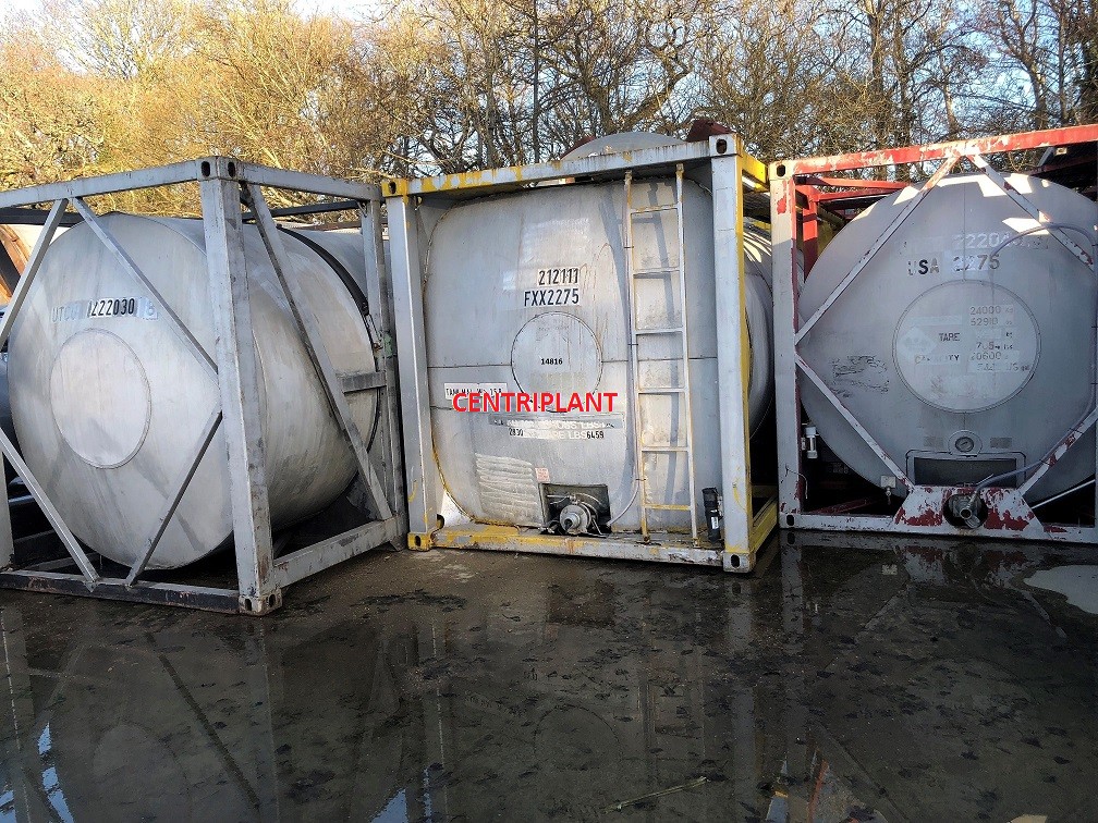 14816 - 20,000 LITRE STAINLESS STEEL ISO TANK, INSULATED AND CLAD