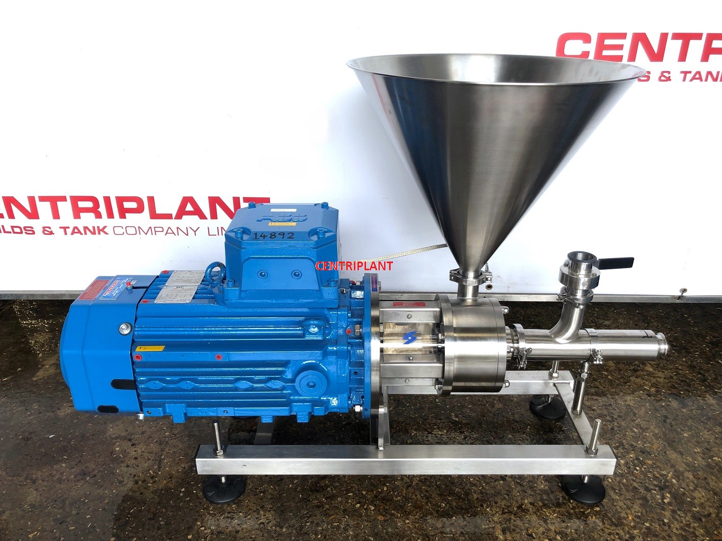 14892 - SILVERSON INLINE HIGHSHEAR MIXER 450UHS-HV ATEX RATED (UNUSED)