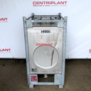 14966 - 1,000 LITRE STAINLESS STEEL IBC