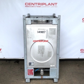 14967 - 1,000 LITRE STAINLESS STEEL IBC