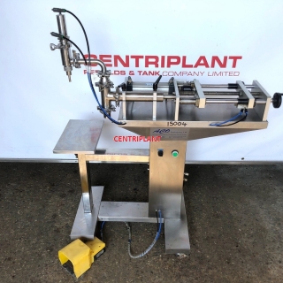 15004 - ACO SINGLE HEAD VOLUMETRIC FILLING MACHINE 20ML-250ML