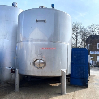 15026 - 26,000 LITRE GRADE 316L VERTICAL STAINLESS STEEL TANK