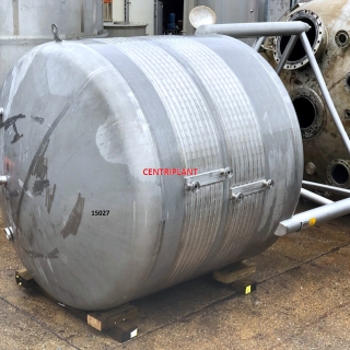15027 - 13,700 LITRE CONICAL JACKETED TANKS