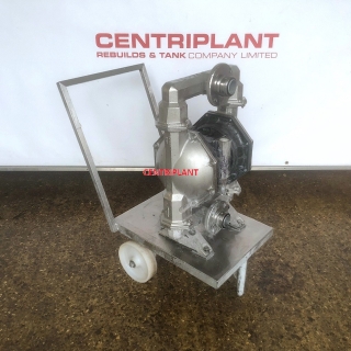 15076 - SANDPIPER STAINLESS STEEL DIAPHRAGM PUMP 2in  RJT CONNECTIONS