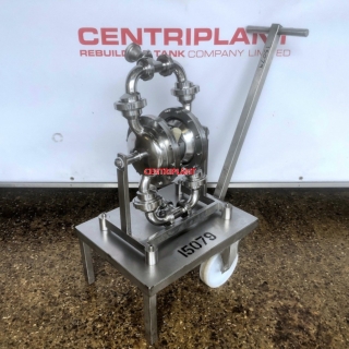 15079 - ALFA LAVAL STAINLESS STEEL DIAPHRAGM PUMP 2in  RJT CONNECTIONS