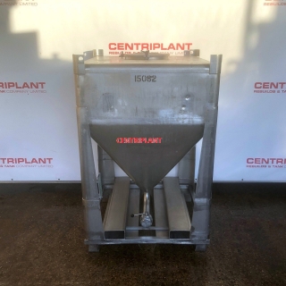 15082 - 1,200 LITRE STAINLESS STEEL CONICAL TANK