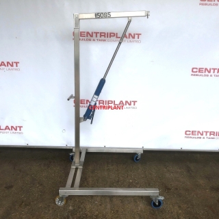 15085 - STAINLESS STEEL MOBIL HYDRAULIC MIXER STAND