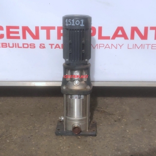 15101 - GRUNDFOS MULTISTAGE VERTICAL PUMP CONNECTIONS 40MM O/D, 30MM I/D. 0.75KW