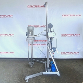 15207 - HIGH SHEAR MIXER MOUNTED ON A MOBILE STAND WITH HYDRAULIC LIFT 7.5 KW