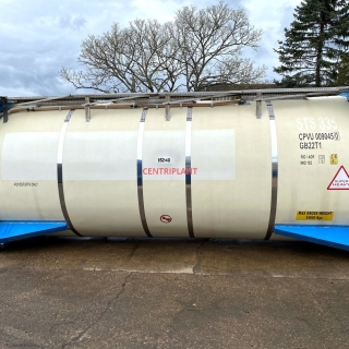 15240 - 24,590 LITRE STAINLESS STEEL ISO TANK INSULATED AND CLAD