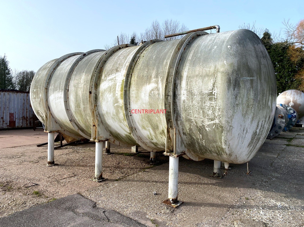 15250 - 33,500 LITRE HORIZONTAL STAINLESS STEEL TANK