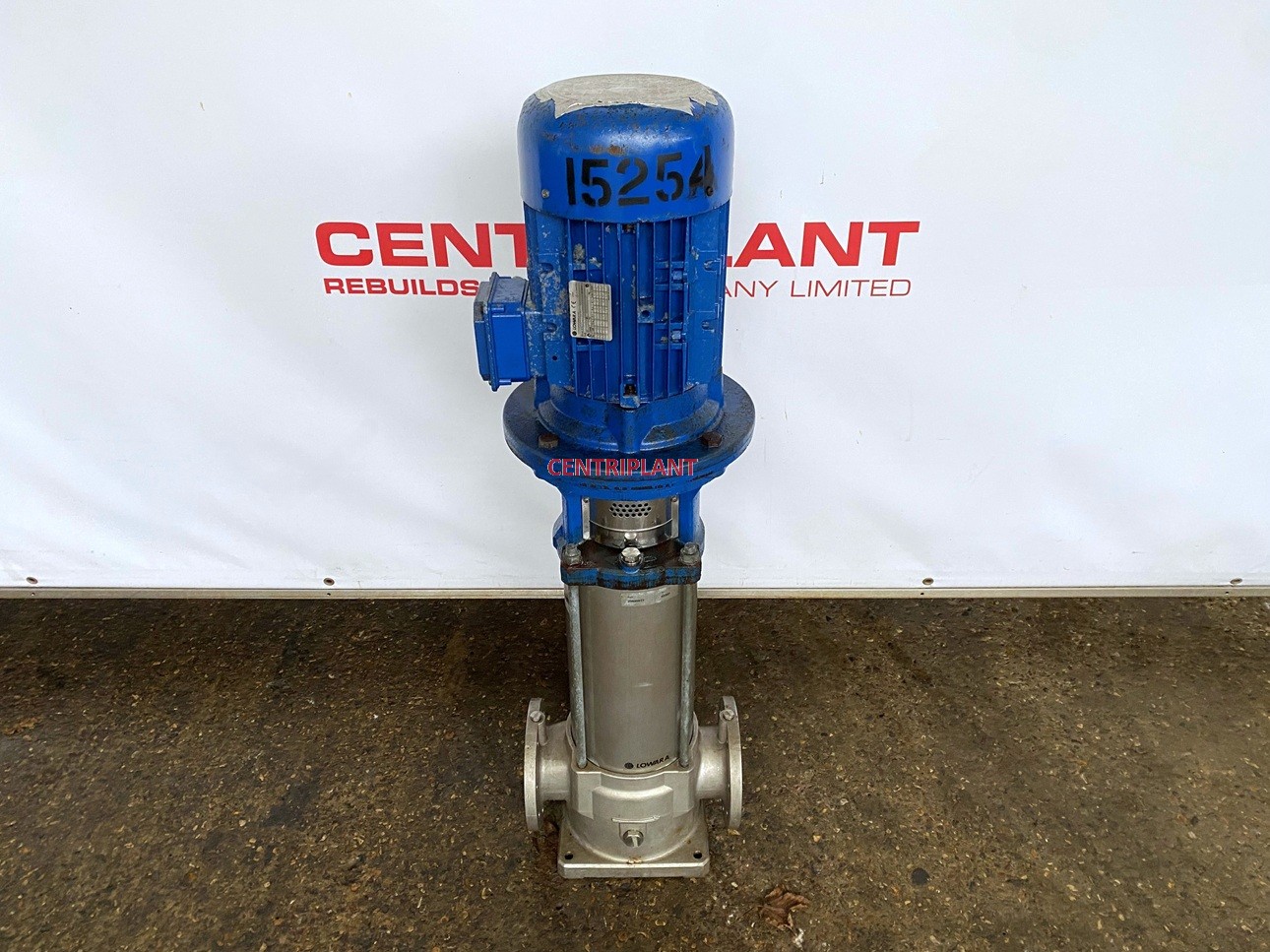 15254 - LOWARA STAINLESS STEEL MULTISTAGE PUMP TYPE:SV6004N110T. 11KW