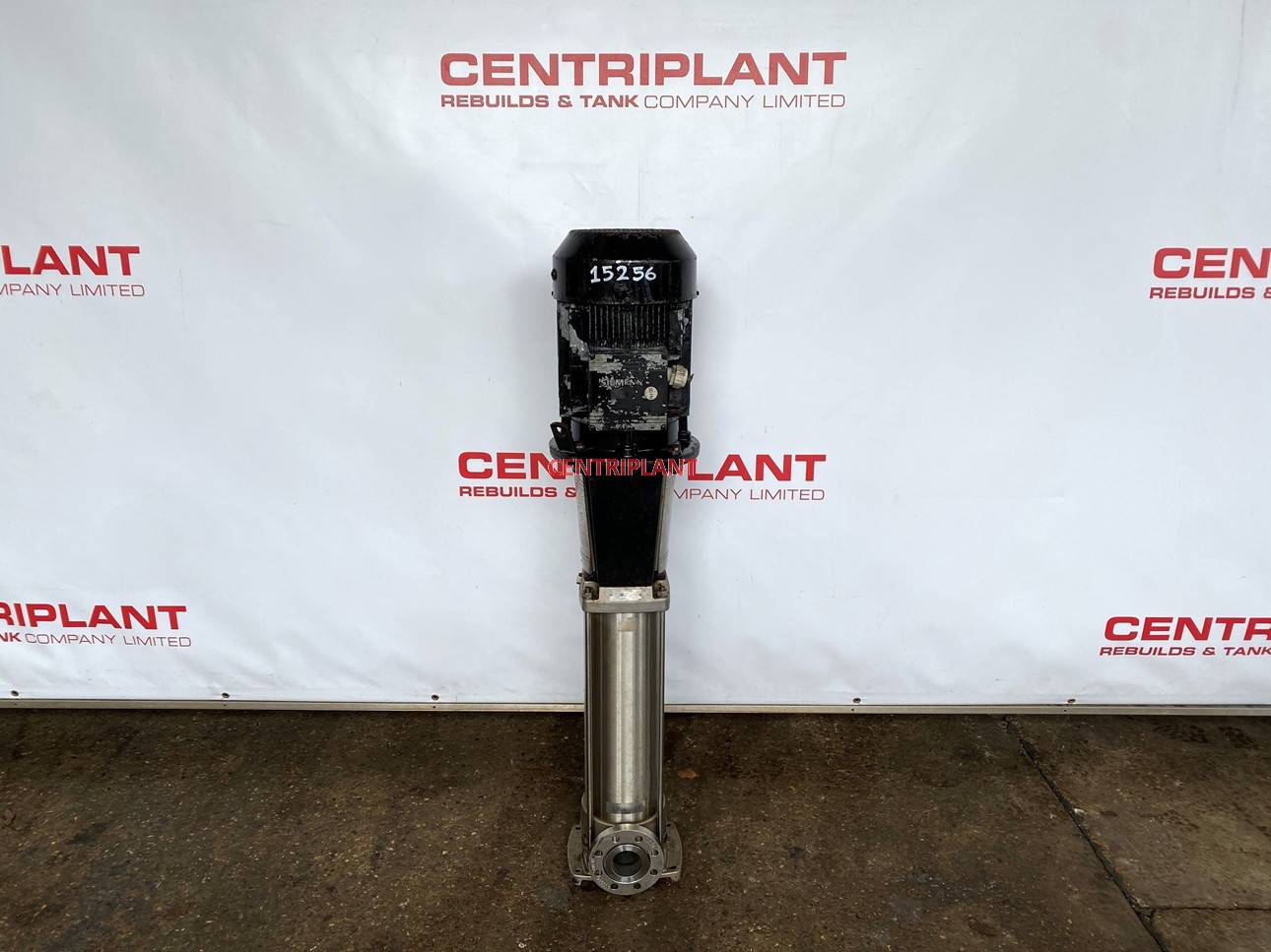 15256 - GRUNFOS STAINLESS STEEL MULTISTAGE PUMP. TYPE CRN32 8 A-F-GI-V-EUEV 15KW