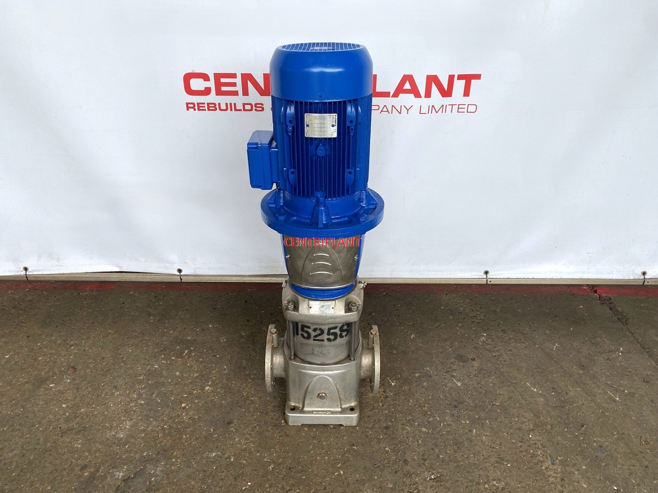15258 - LOWARA STAINLESS STEEL MULTISTAGE PUMP TYPE SV6602N110T/P. 11KW