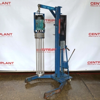 15268 - HIGH SHEAR MIXER MOUNTED ON A MOBILE STAND WITH HYDRAULIC LIFT 6.3KW