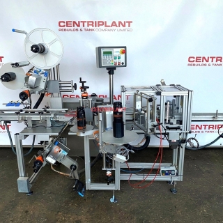 15269 - HERMA 692 TOP, BOTTOM AND SIDE LABELLER WITH HOT FOIL CODER 0.6KW