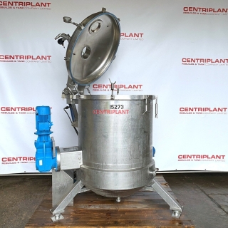 15273 - 750 LITRE GIUSTI STAINLESS STEEL STEAM JACKETED MIXING TANK 2.2KW