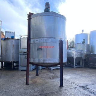 15279 - 11,500 LITRE STAINLESS STEEL  VARIABLE SPEED MIXING TANK