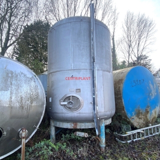 15292 - 14,500 LITRE STAINLESS STEEL VERTICAL TANKS