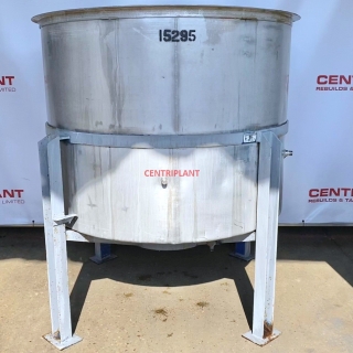 15295 - 2,250 LITRE STAINLESS OPEN TOP TANK