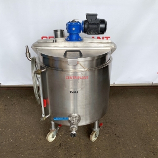 15323 - 270 LITRE STAINLESS STEEL ELECTRICAL HEATED TANK 6.37KW