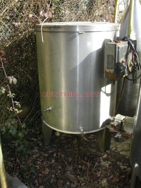 3753 - 1000 LTR OPEN TOP ST/ST TANK