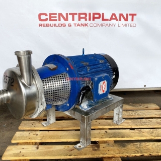 8572 - HILGE STAINLESS STEEL CENTRIFUGAL PUMP 2.5in  RJT 15KW