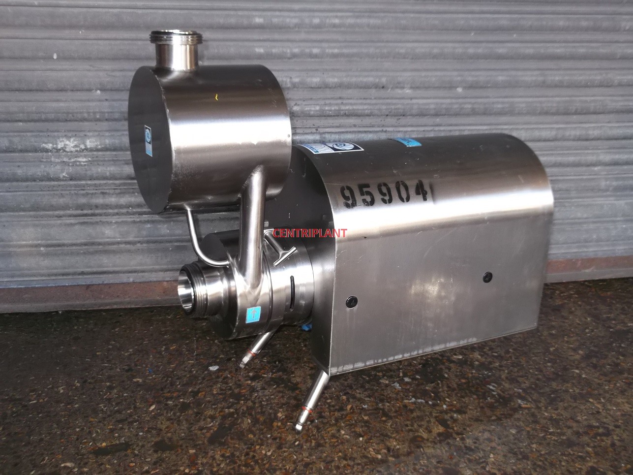 95904 - MDM STAINLESS STEEL PUMP WITH AIR ELIMINATOR, MODEL 65 H 161/8/7.5 KW, 3 in  RJT INLET, 2.5in  RJT OUTLE