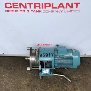95917 - ALFA LAVAL 7.5 KW PUMP MODEL: RM-2 (15000 L/H WATER) 2in  BSP IN/OUTLET