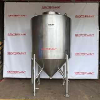 96068 - 4,400 LlTRE STAINLESS STEEL TANK, CONICAL BASE