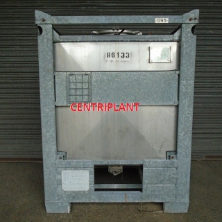 96133 - 1,000 LITRE STAINLESS STEEL IBC
