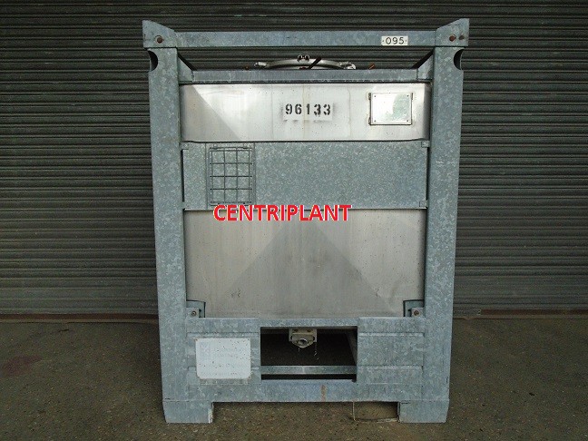96133 - 1,000 LITRE STAINLESS STEEL IBC