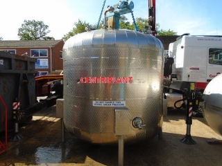 96140 - 8,500 LITRE STAINLESS STEEL MIXING TANK
