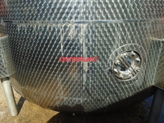 96140 - 8,500 LITRE STAINLESS STEEL MIXING TANK