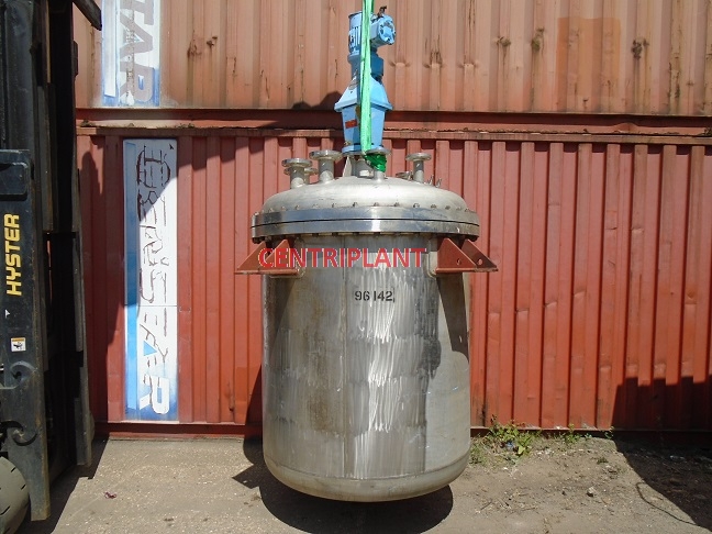 96142 - 1,700 LITRE STAINLESS STEEL ATEX RATED PRESSURE AND FULL VACUUM