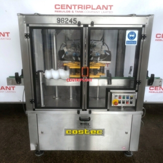 96245 - COSTEC 12 HEAD ROTARY BOTTLE RINSER. MODEL: SF 12