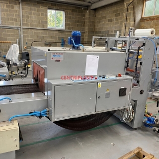 96275 - NOVOPAC AUTOMATIC SIDE INFEED SLEEVE SEALER AND SHRINK WRAP TUNNEL MODEL NO CD 1 070