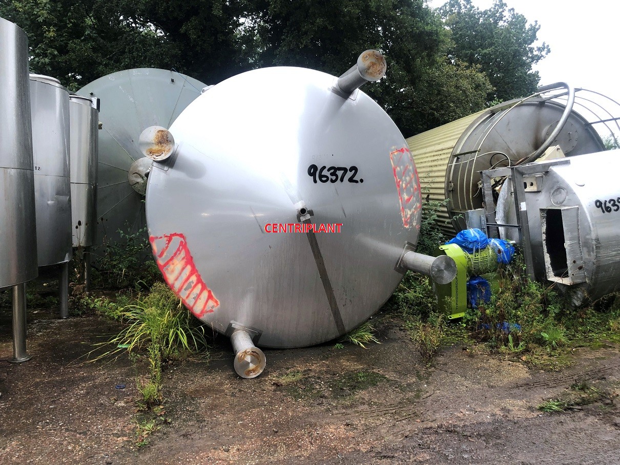 96372 - 26,000 LITRE GRADE 316L VERTICAL STAINLESS STEEL TANKS