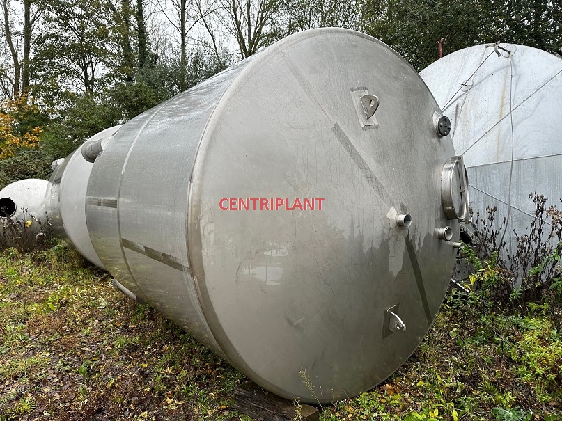 96374 - 18,000 LITRE GRADE 316 VERTICAL STAINLESS STEEL TANKS