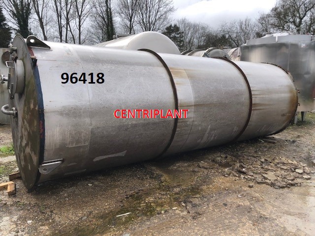 96418 - 25,000 LITRE STAINLESS STEEL TANKS