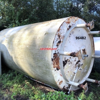 96482 - 23,000 LITRE VERTICAL STAINLESS STEEL TANK, INSULATED AND CLAD