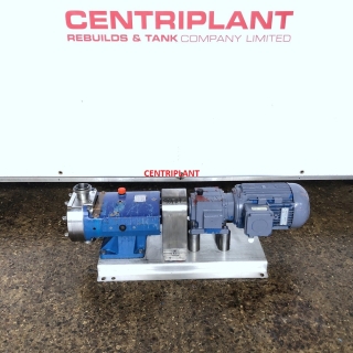 96489 - ALFA LAVAL STAINLESS STEEL LOBE PUMP TYPE SX 3/027/U 3KW 2in  RJT CONNECTIONS