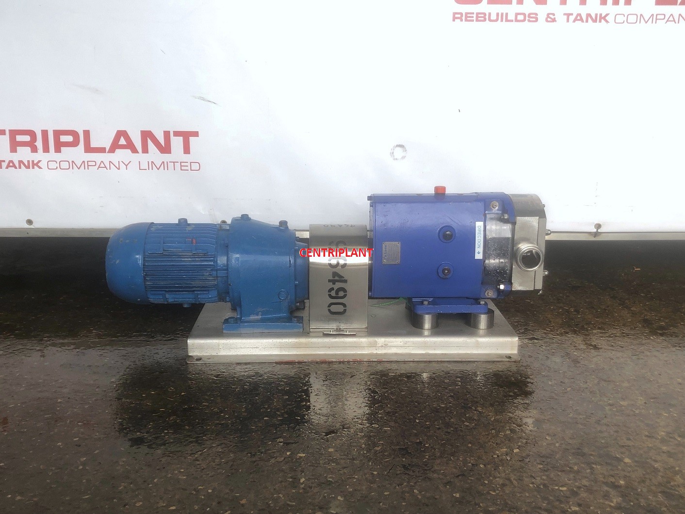 96490 - ALFA LAVAL SRU4/055LS STAINLESS STEEL LOBE PUMP 4 KW 2in  RJT CONNECTIONS