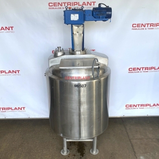 96507 - 1,250 LITRE STAINLESS STEEL 316L STEAM JACKETED MIXING TANK 2.2KW