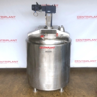 96509 - 2,500 LITRE STAINLESS STEEL STEAM JACKETED MIXING TANK