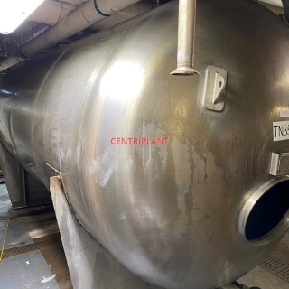 96517 - 13,000 LITRE HORIZONTAL STAINLESS STEEL 316 STORAGE TANK