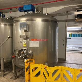 96546 - 5,000 LITRE VERTICAL STAINLESS STEEL 316 MIXING TANK